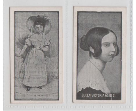 Cigarette cards, Charlesworth &amp; Austin, British Royal Family, two type cards, Her Royal Highness The Princess Victoria &a