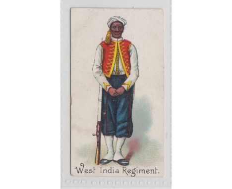 Cigarette card, Charlesworth &amp; Austin, Colonial Troops, black back, type card, West India Regiment (gd) (1)