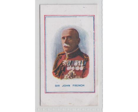 Cigarette card, Prudhoe, Army Pictures, Cartoons etc, type card, Sir John French (slight acm, gd) (1)
