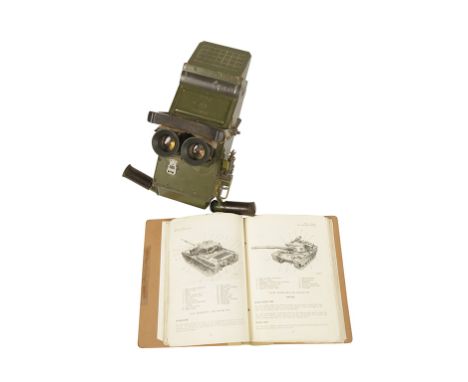 CHIEFTAIN TANK SIGHT with 1966 manual on 120mm Gun