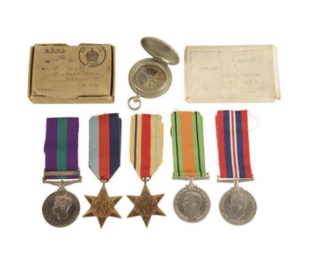 GENERAL SERVICE MEDAL PALESTINE & WW2 MEDALS to 6344180 Pte P Caulton R W Kent R. The group consists of GSM Palestine, 1939 t