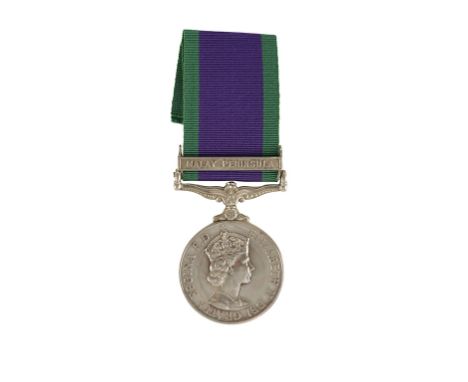 CSM MALAY PENINSULAR to J.952466 J R Peacock LDG SEA RN Peacock served as a Leading Seaman. Officially and correctly impresse