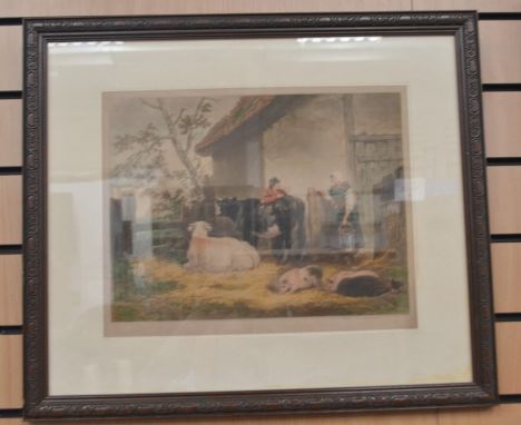 Four various coloured prints, early 20th Century, mounted and framed, artists' proof, three signed William Henderson l r penc