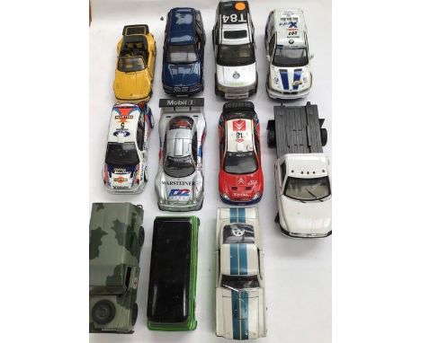 Die cast 1:18 scale vehicles, playworn.&nbsp;