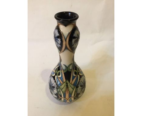  A Moorcroft Art nouveau style vase with back stamp to underside, boxed. MCC 2005 piece. Height approx 22.5cmCondition: No ob