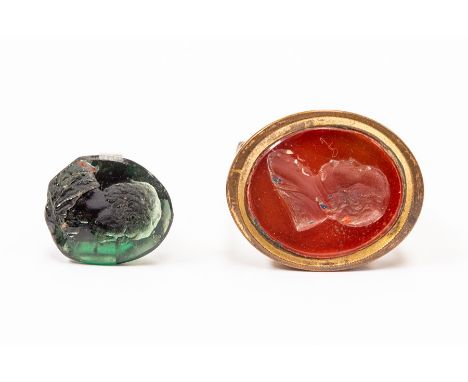 A Grand Tour circa 1830/40, hard (Carneleon) stone seal intaglio cameo