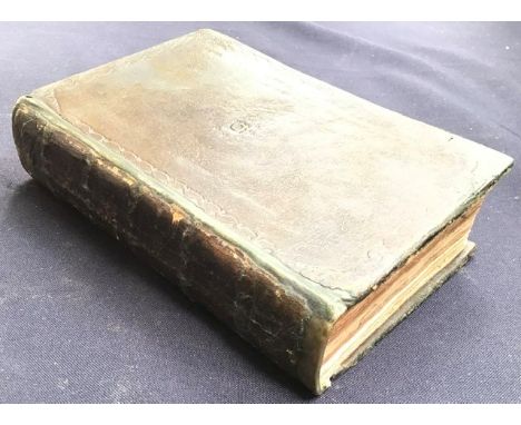 Antiquarian 17th-century Holy Bible, Robert Barker, 1634. Full leather binding. Published just 23 years after the first editi