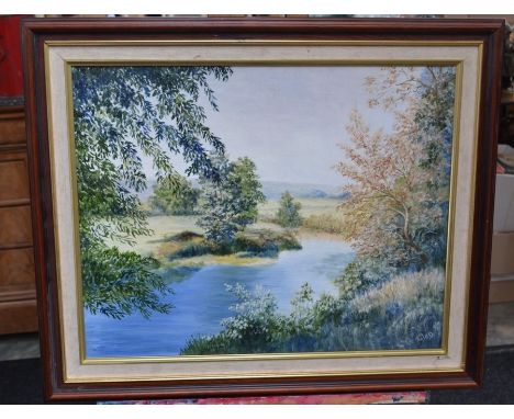 A group of 5 contemporary oils, all of rural scenes, all oil on board, all framed, one glazed, two signed Tony Lomas l r, a f