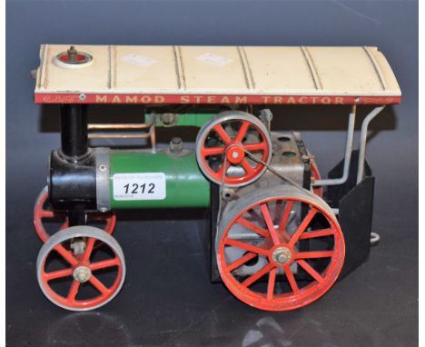 A Mamod TE1A steam powered Traction Engine