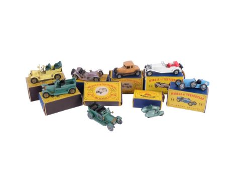 LESNEY - MODELS OF YESTERYEAR - a group of boxed Lesney diecast vehicles, including model no. Y-7 Mercer 1913 Raceabout Type 