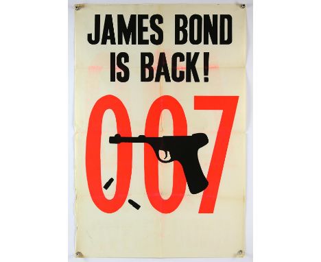 James Bond From Russia with Love (1964) British Double Crown Advance Style A film poster, folded, 20 x 30 inches. Joseph Caro