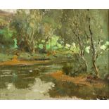 James Humbert Craig RHA RUA (1877-1944) EARLY SPRING oil on board signed lower right 9½ x 11½in. (