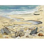 Mainie Jellett (1897-1944) THE STRAND AT KEEL, ACHILL, COUNTY MAYO gouache 10½ x 14in. (26.67 x 35.
