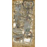 Gerard Dillon (1916-1971) TALKING TOGETHER ink and pastel with collage element on card signed