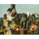 Daniel O’Neill (1920-1974) COUNTRY CART oil on board signed lower right; titled on reverse; also