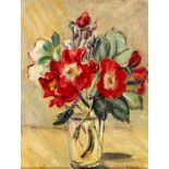 Grace Henry HRHA (1868-1953) ROSES oil on board signed lower right 11½ x 8½in. (29.21 x 21.59cm)