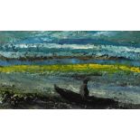 Daniel O’Neill (1920-1974) CURRACH oil on board signed lower right 6¾ x 12in. (17.15 x 30.48cm)