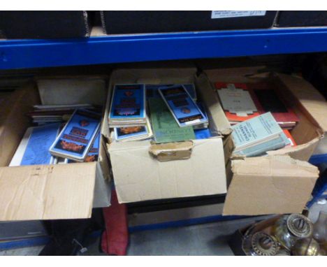 Three Boxes of Mixed Vintage Folded Ordnance Survey Maps including Bartholomew's