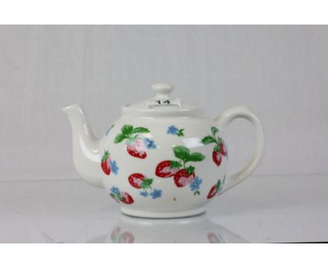 Cath Kidston Ceramic Strawberry Pattern Teapot