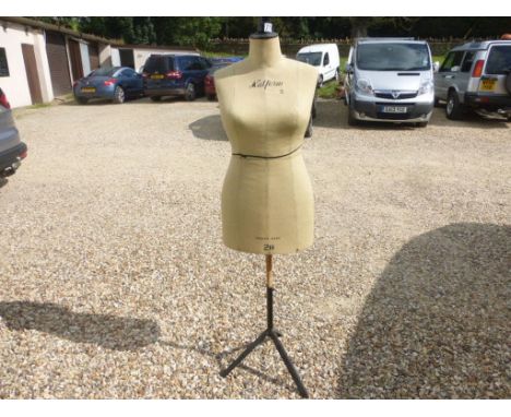 Vintage Natform Torso on Stand Mannequin