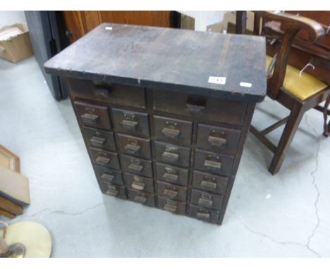 Vintage 22 drawer engineers chest . 