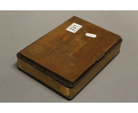 Wooden box with eight vintage Ingersoll pocket watches