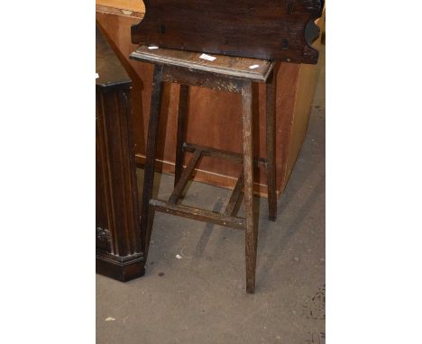 Early 20th Century square lamp table
