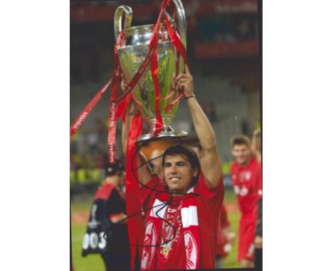 Football Milan Baros signed Liverpool Champions League winners 2005 12x8 colour photo. Milan Baros is a Czech footballer who 