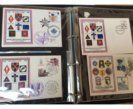 First Day Cover, Operation Overlord, 29x covers (some signed) and various photo-cards etc in one album 