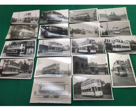 A modern ring-binder album containing a collection of more than 80 postcard-size images of transport interest ' nearly all tr