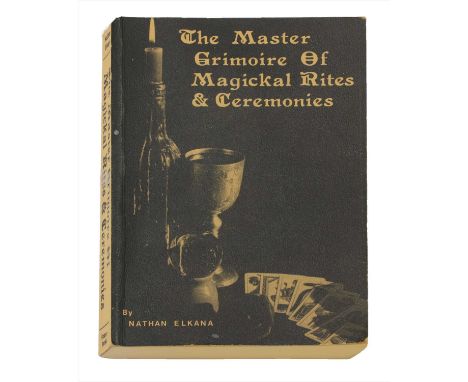 MAGICKAL RITES , 1982 first edition, 'The Master Grimoire of Magickal Rites &amp; Ceremonies', by Nathan Elkana, Finbarr Book