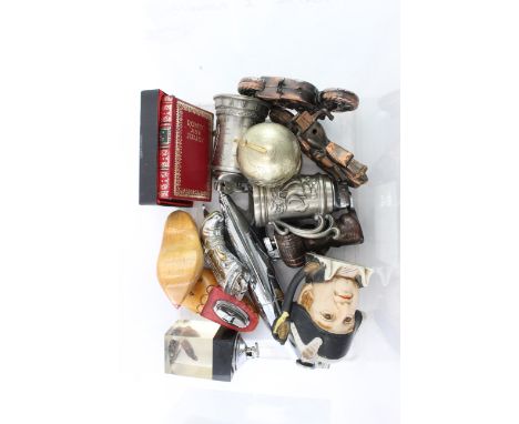 Novelty Table Lighters Tobacciana Collectables Inc Globe Motorbike Shoe Etc  577228