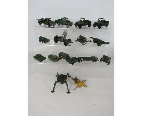 Selection of Military Die-cast models, from Corgi, Lesney, Lone Star, etc. See photos.