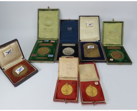 Selection of Medals from the 1946 C.I.S.M  Military World Games for Basketball, CMF Swimming, Water polo and Allied forces Sw
