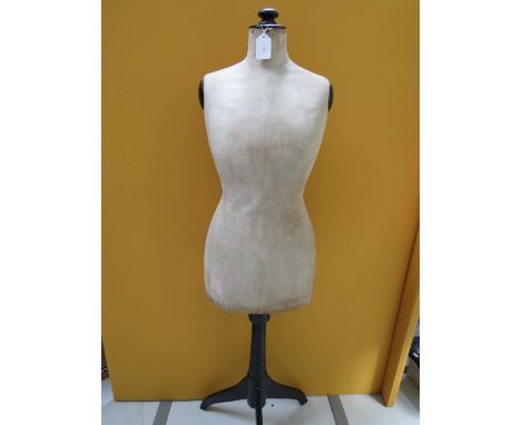 Excellent Female form mannequin with extending height base.  Body measures approx 29 inches in length.   See photos. 