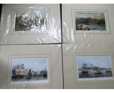 A small collection of prints to include some woodland scenes and coastal views.