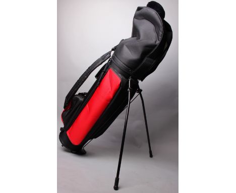 A Slazenger light golf bag, containing: Callaway 'Big Bertha' driver and Callaway 'Big Bertha' War Bird.