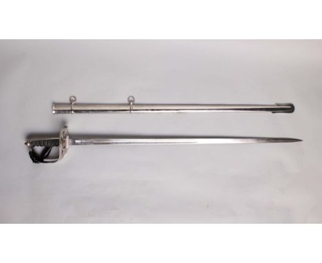 A Royal Gurkha Rifles sword by Wilkinson, initialled 'J.B.O.', for Major J.B. Oliphant (414934), with two scabbards, rusted a