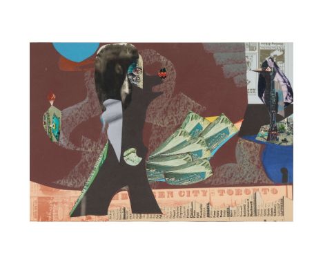  SIR ROLAND PENROSE (BRITISH 1900–1984) EDUCATION, 1983 collage 54.5cm x 80cm (21 ½in x 31 ½in) Sotheby's, London, 1 March 19