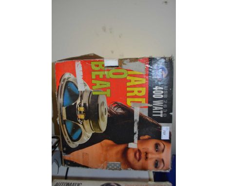 'Hard to beat' 400w speaker boxed 