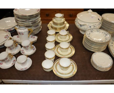 A collection of Hammersley & Co. floral and gilt decorated tea ware 