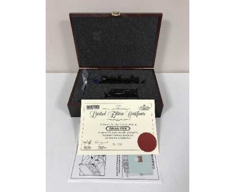 A boxed Bachmann Brian Frisk N Class engine and wagon, limited edition 318 or 500 