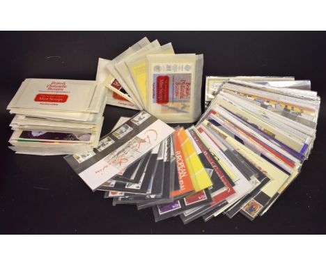 Royal Mail Mint Stamps presentation packs;  Post Office postcards, unused quantity