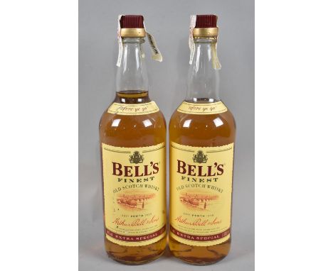 Two 1lt Bottles of Bells Blended Scotch Whisky 