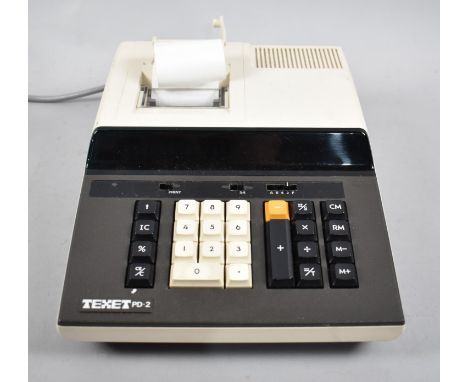 A Vintage Texet PD2 Desktop Calculator, Untested 