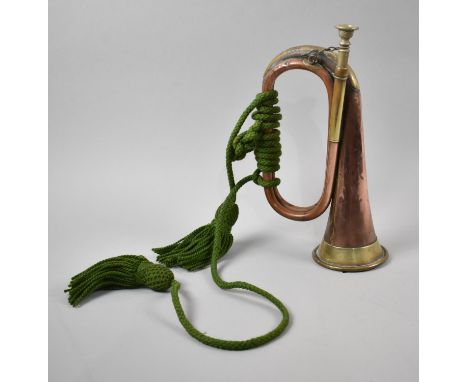 A Military Style Copper and Brass Bugle 