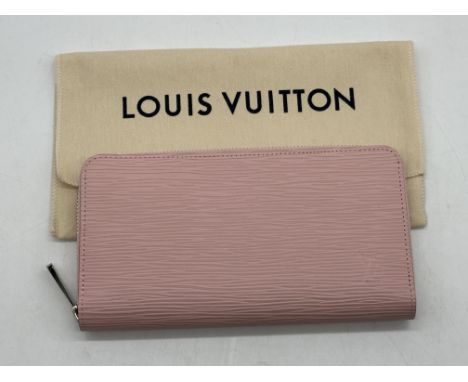 Louis Vuitton EPI Pink Leather Zip Around Wallet, with Original Dust Bag. 
Excellent Condition, as new, flawless inside and o