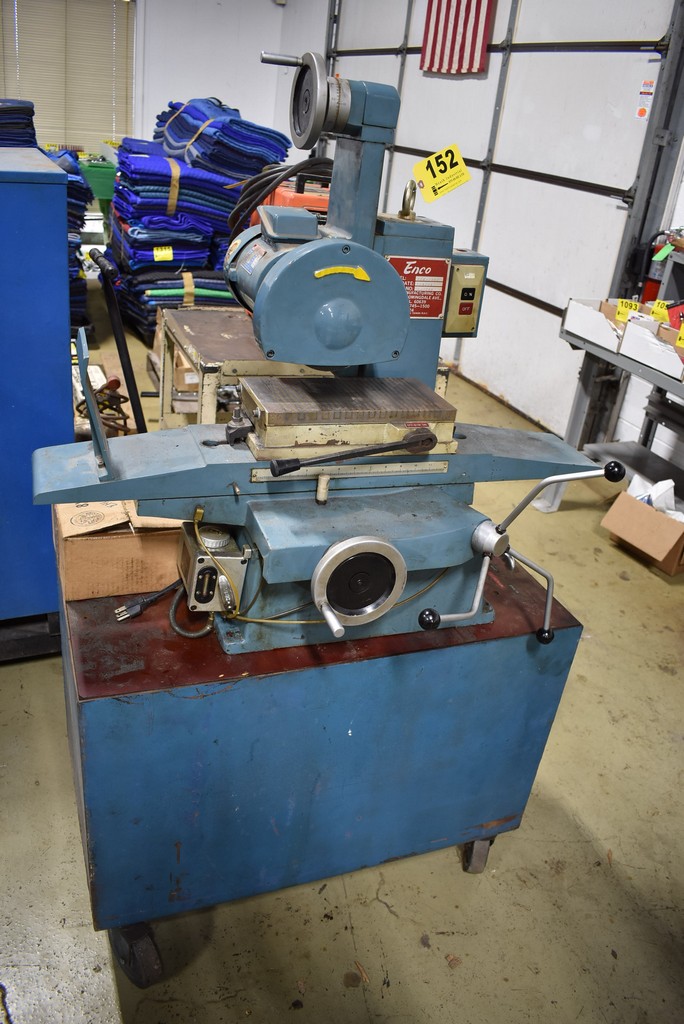 ENCO MODEL 1205615 6" X 12" BENCHTOP SURFACE GRINDER, WITH 6" X 12