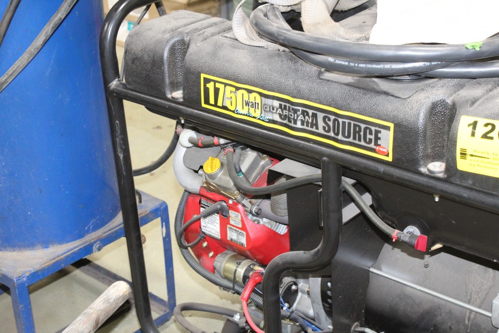 GUARDIAN "ULTRA SOURCE" 17,500 WATT PORTABLE GENERATOR WITH ELECTRIC START, GENERAC ENGINE, 33HP