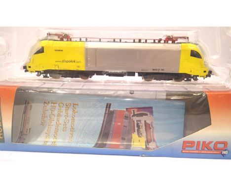 Piko HO digital 57411, BO-130 twin pantograph electric loco ES 64 U2-002 in Siemens Dispolok Livery. P&amp;P Group 1 (£14+VAT
